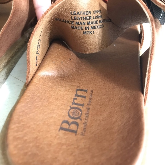 Born Shoes/Sandals Leather Slides Size US Women’s 9 - Picture 4 of 6